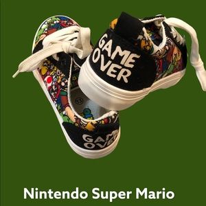Nintendo Super Mario Tie Sneakers